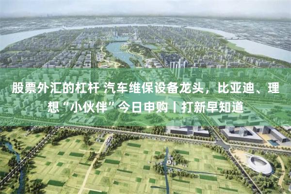 股票外汇的杠杆 汽车维保设备龙头，比亚迪、理想“小伙伴”今日申购丨打新早知道